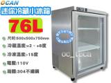 [瑞興]76L桌上型玻璃冷凍櫃冰箱/不鏽鋼冰箱/冷凍櫃RS-5075G
