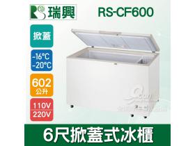 瑞興 6尺 602L 上掀式冷凍冰櫃 RS-CF600